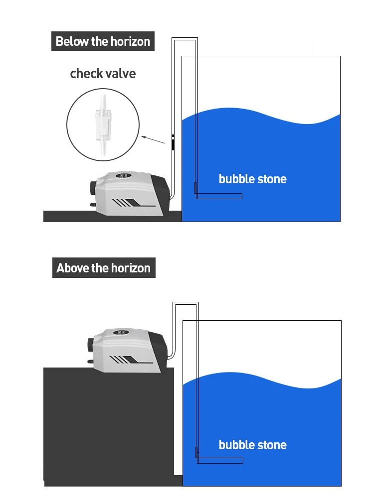 Aquarium Decoration Oxygen Set Fish Tank Silent Air Pumps Air Stone Volcano Conch Bubble Stone Aquarium Accessories Oxygen Pump