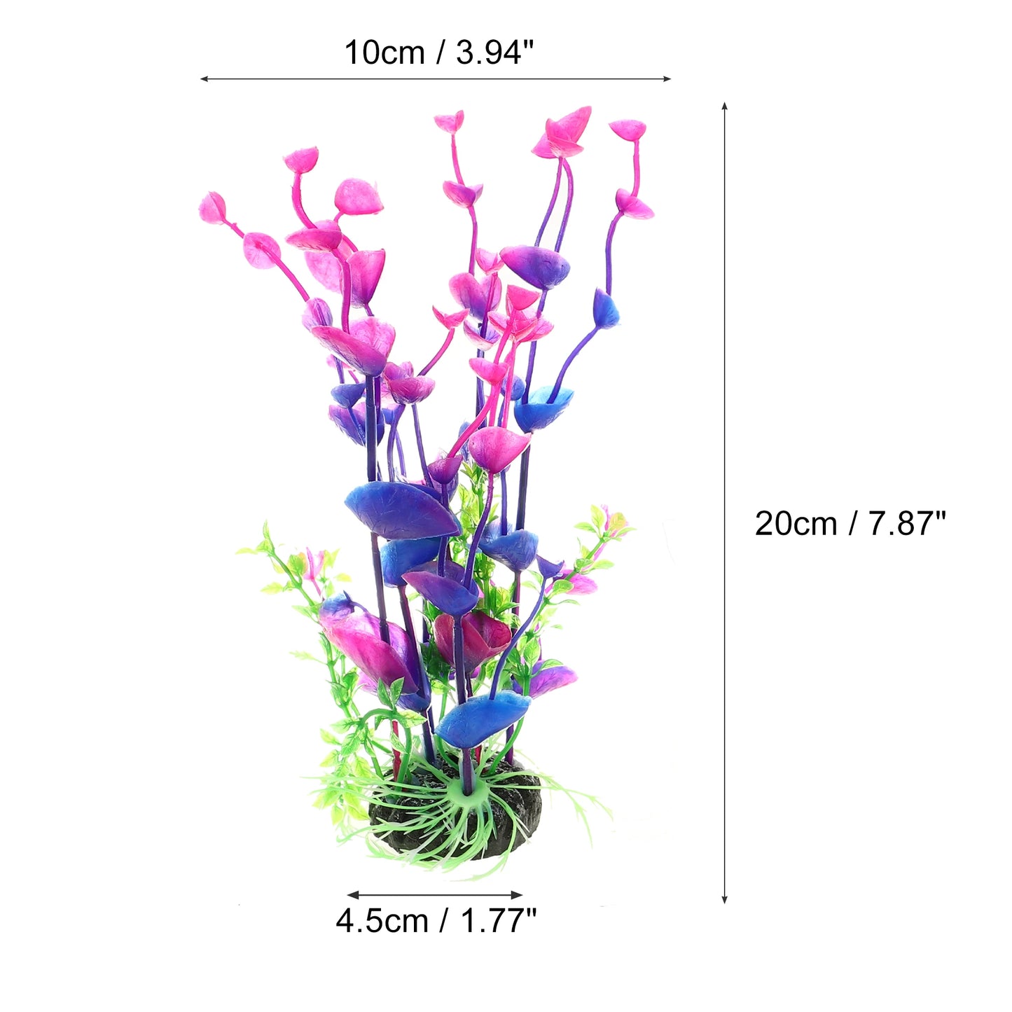 UXCELL 2PCS Fish Tank Water Weeds Artificial Plants Grass Simulation Plant Flower Aquarium Ornament Grass Decoration Accessories