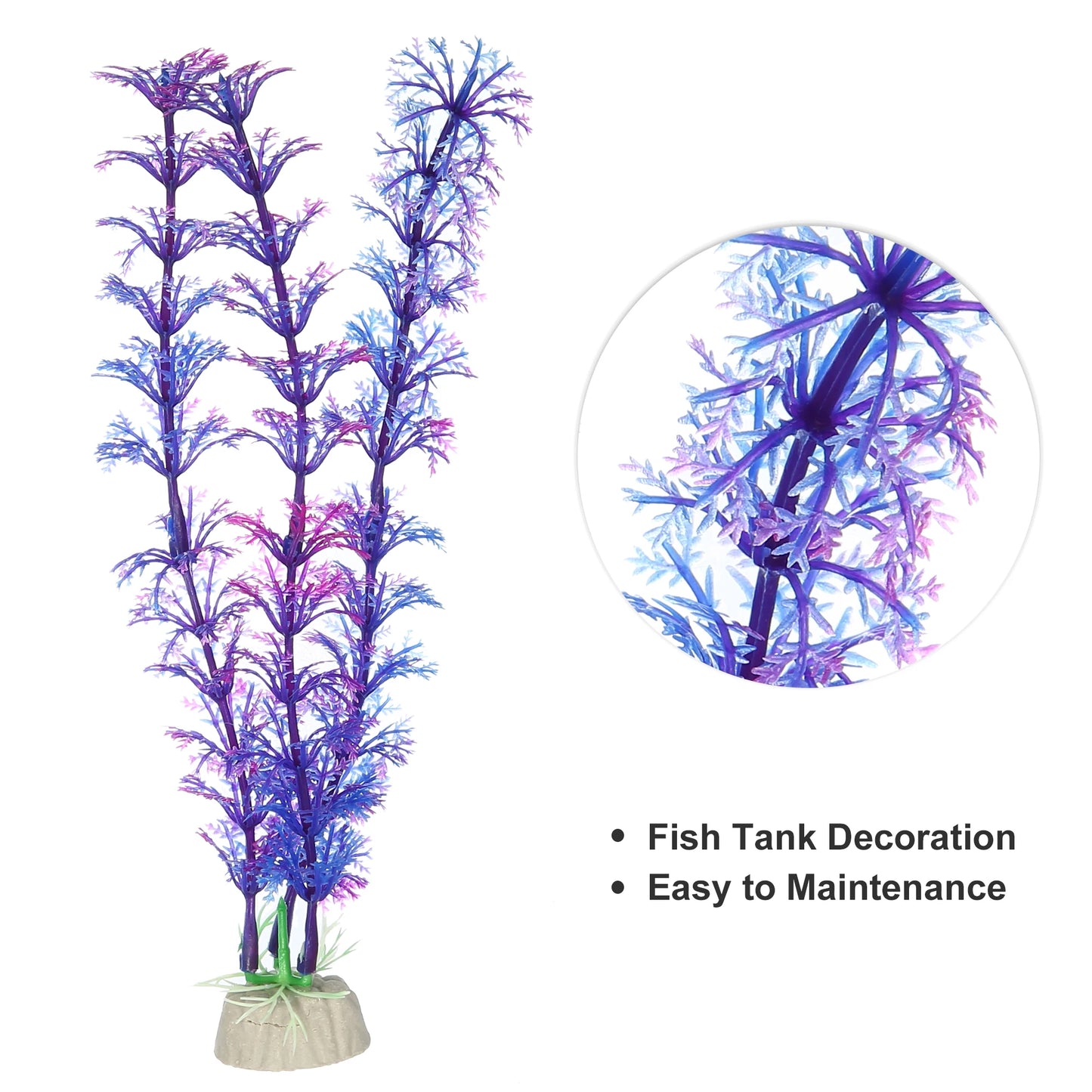 UXCELL Aquarium Ornament Artificial Plants Grass Plastic Seaweed Aquatic Viewing Plant For Fish Tank Landscape Decor Accessories