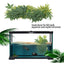 Artificial Plant Fish  Decorations Green Artificial Plant Fake Leaves Aquarium Fish  Reptile Terrarium Ornaments Decor