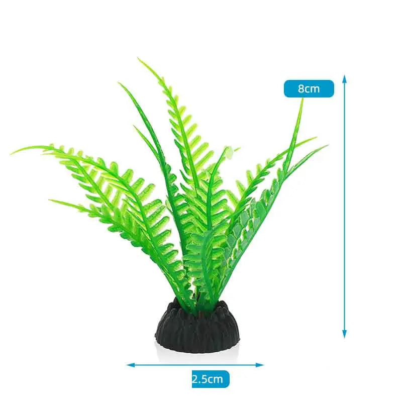 Artificial Aquarium Plants Decoration Fish Tank Water Plant Grass Ornament Plastic Underwater Aquatic Water Weeds Viewing Decor