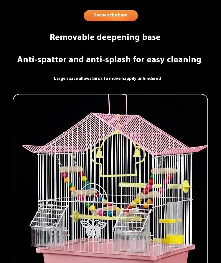 Cage Oiseaux Bird Cages House Backpack Hamster Small Outdoor Bird Toys Cages House Budgie Jaula Agapornis Pet Products