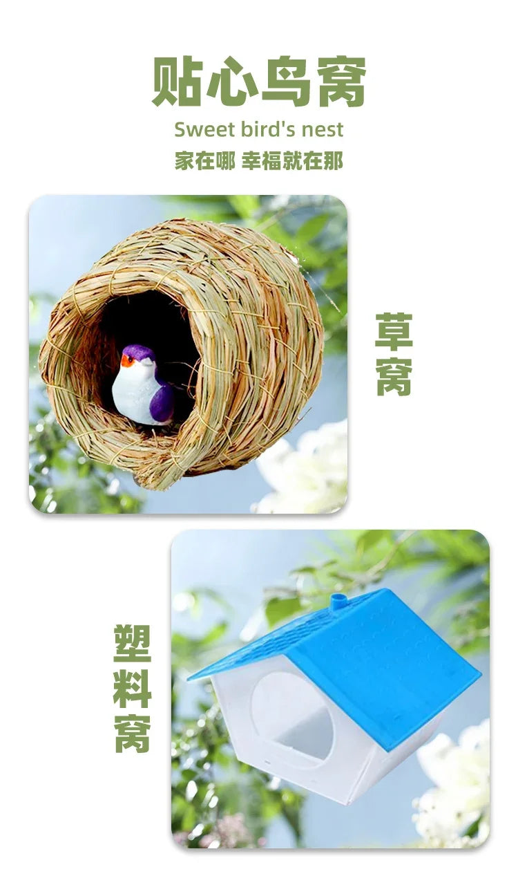 Pigeon Feeder Bird Cages Parrot Hut Backpack Products Bird Cages Decoration Outdoor Vogelkooi Accessoires Bird Supplies RR50BN