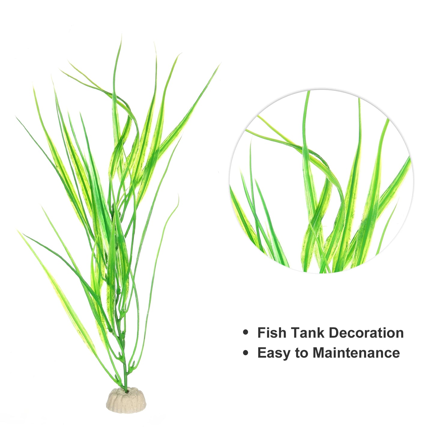 UXCELL Aquarium Ornament Artificial Plants Grass Plastic Seaweed Aquatic Viewing Plant For Fish Tank Landscape Decor Accessories