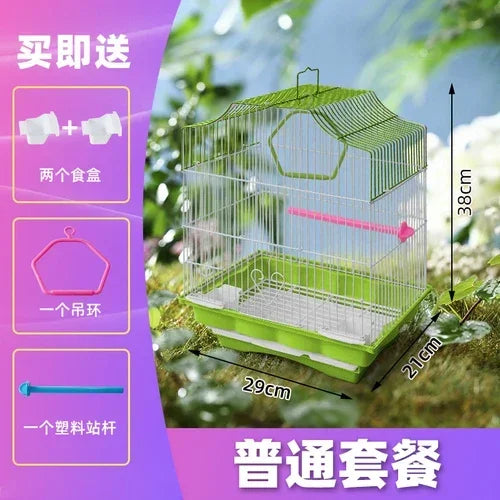 Pigeon Feeder Bird Cages Parrot Hut Backpack Products Bird Cages Decoration Outdoor Vogelkooi Accessoires Bird Supplies RR50BN