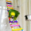 Parrot Macaw Cage Swing Shelf  Pet Bird Toys Pet Bird Toys Colourful Wooden Ball Ladder Climb Parrot Birds Toy Accessory