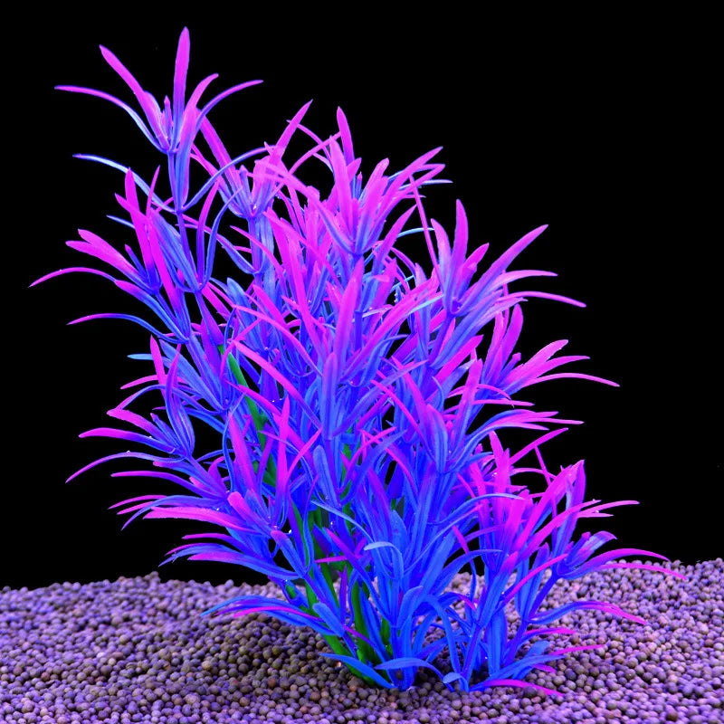 Artificial Aquarium Decoration Plant Plastic Water Grass Fish Tank Plants Simulation Underwater Decor Piante Acquario