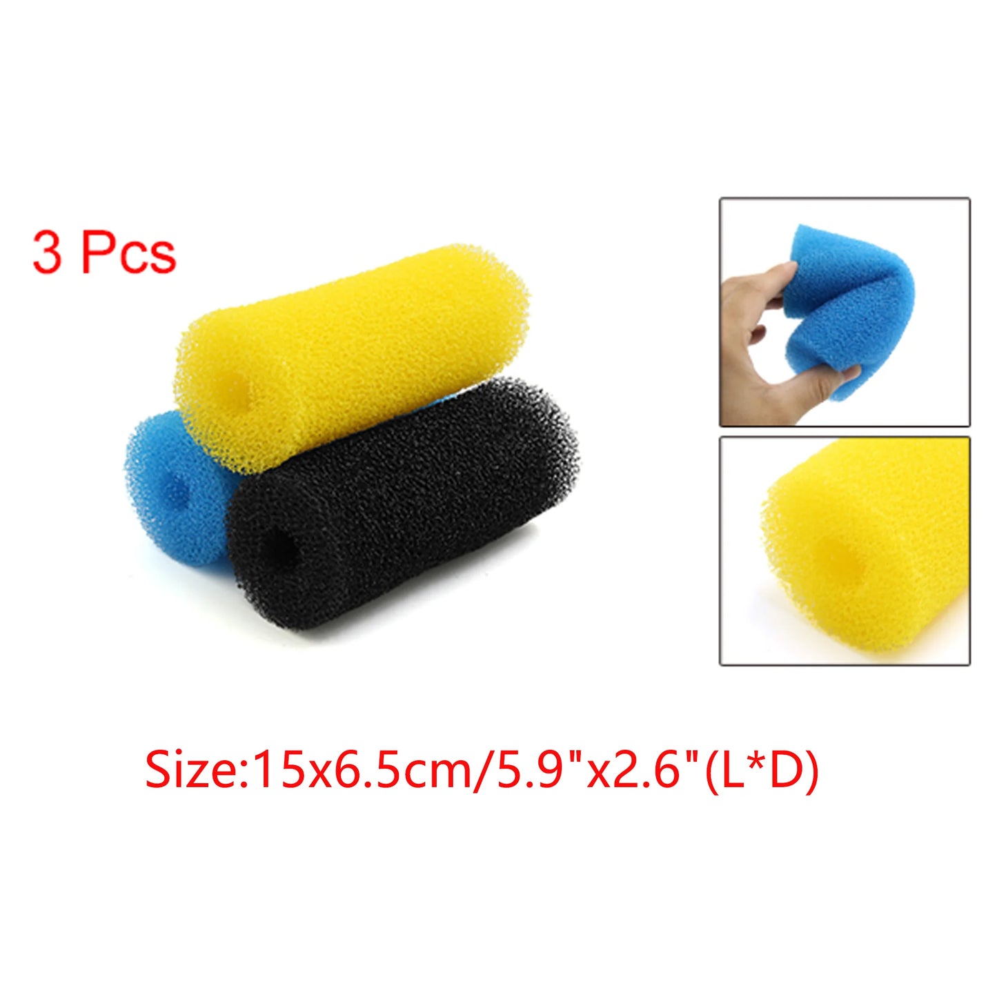 Uxcell Aquarium Filter Sponge Protector Cover Fish Tank Air Pump Skimmer Biochemical Oxygen Filtration Tools Accessories Parts