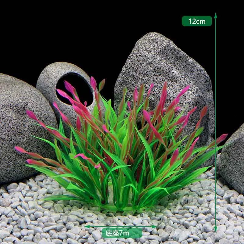 Artificial Aquarium Plants Decoration Fish Tank Water Plant Grass Ornament Plastic Underwater Aquatic Water Weeds Viewing Decor