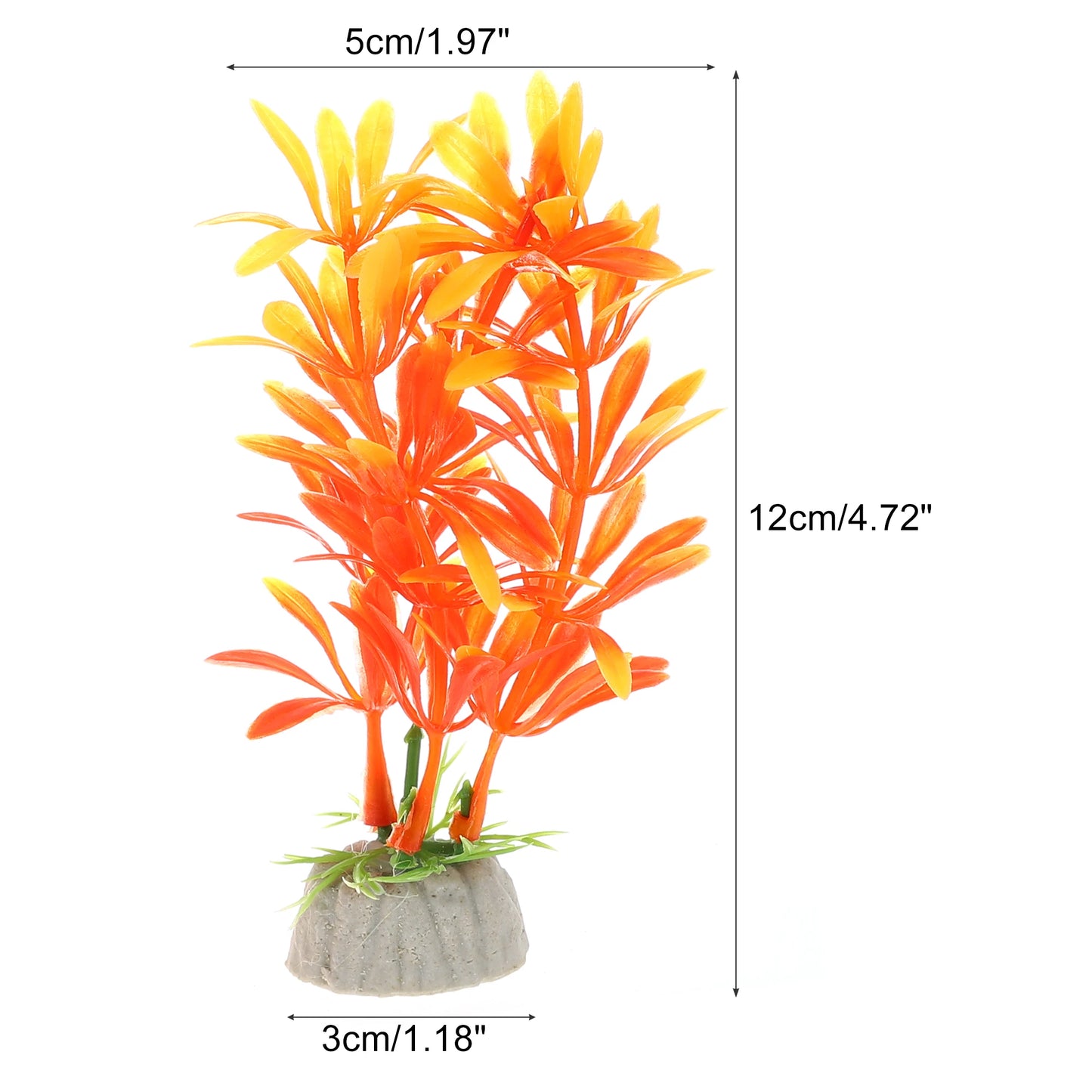 UXCELL 2PCS Fish Tank Water Weeds Artificial Plants Grass Simulation Plant Flower Aquarium Ornament Grass Decoration Accessories