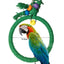 Parrot Chew Toy Cotton Rope Birds Toy Bite Bridge Bird Tearing Toys Cockatiels Training Hang Swings Birds Cage Supplies