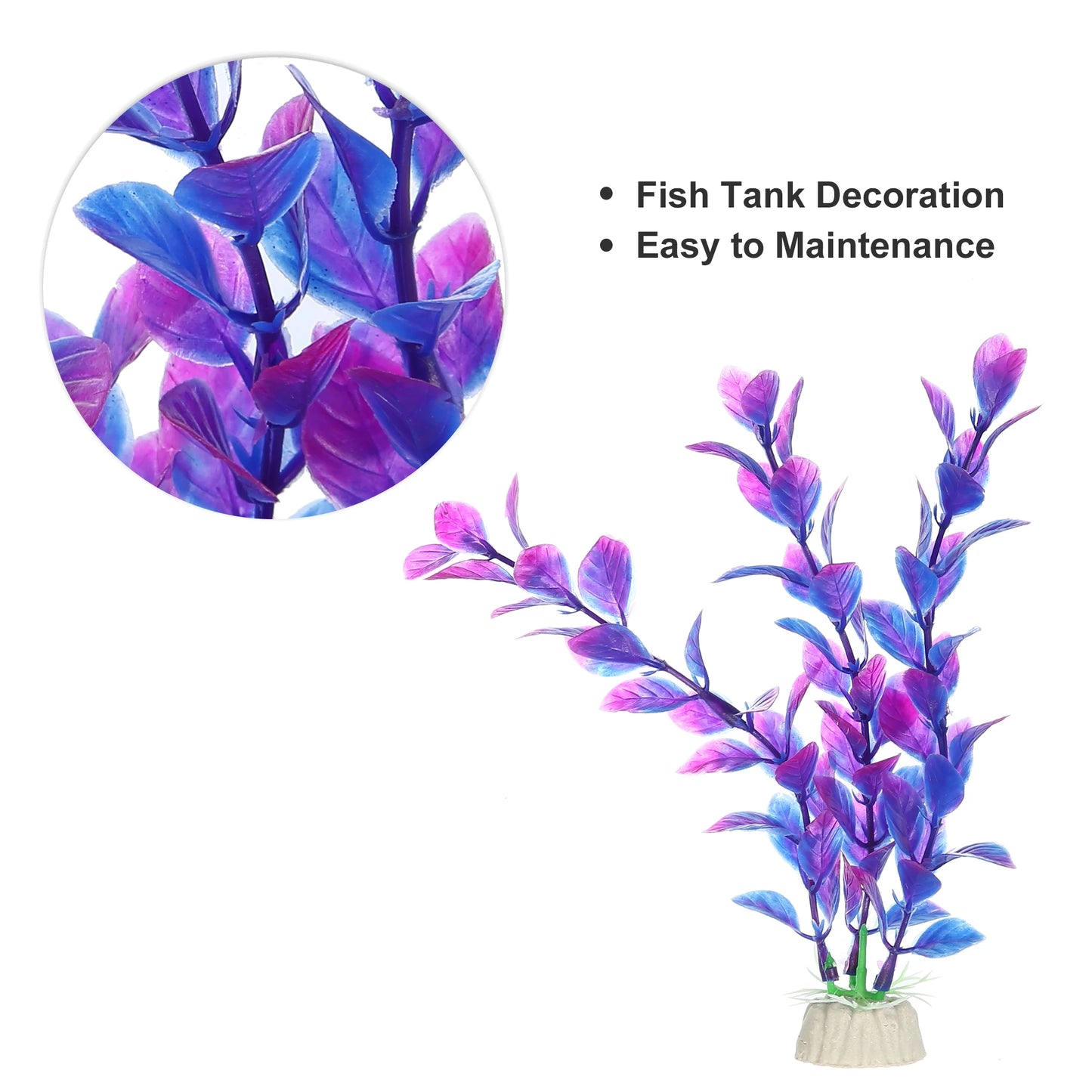 UXCELL Aquarium Ornament Artificial Plants Grass Plastic Seaweed Aquatic Viewing Plant For Fish Tank Landscape Decor Accessories