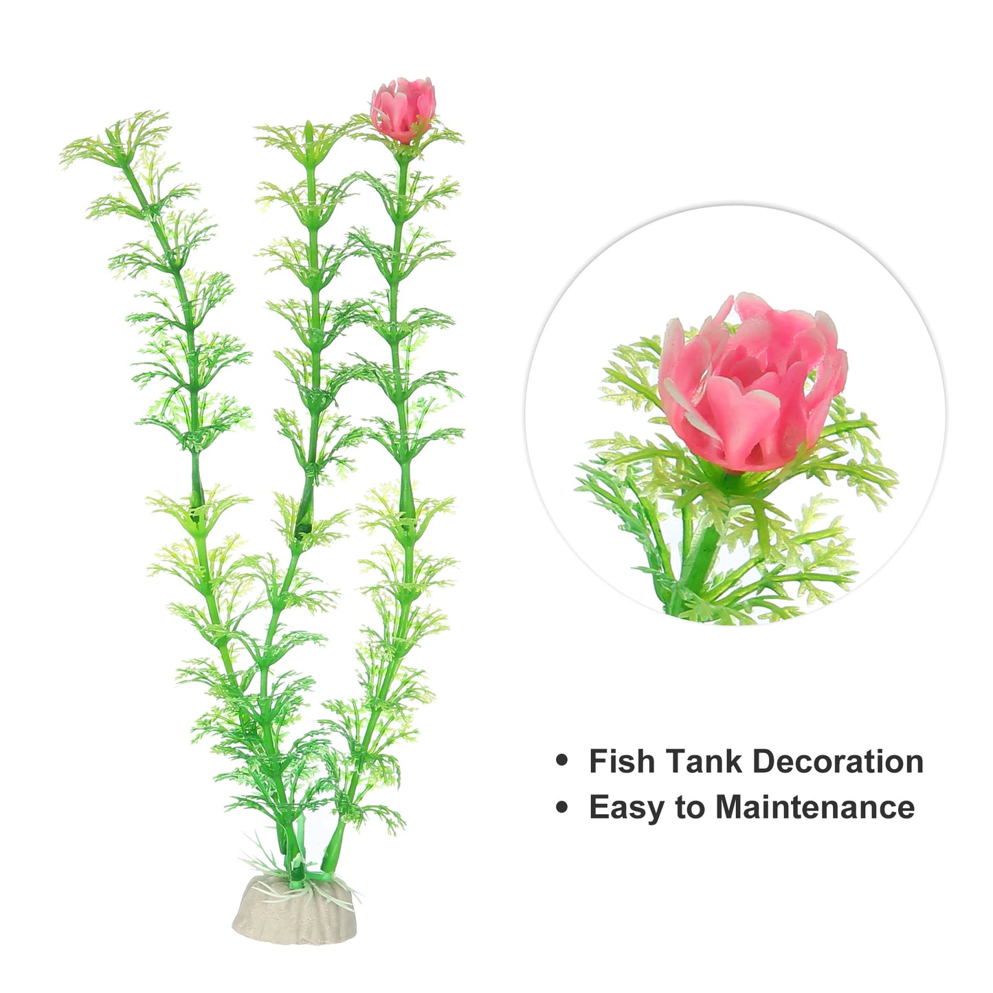 UXCELL Aquarium Ornament Artificial Plants Grass Plastic Seaweed Aquatic Viewing Plant For Fish Tank Landscape Decor Accessories