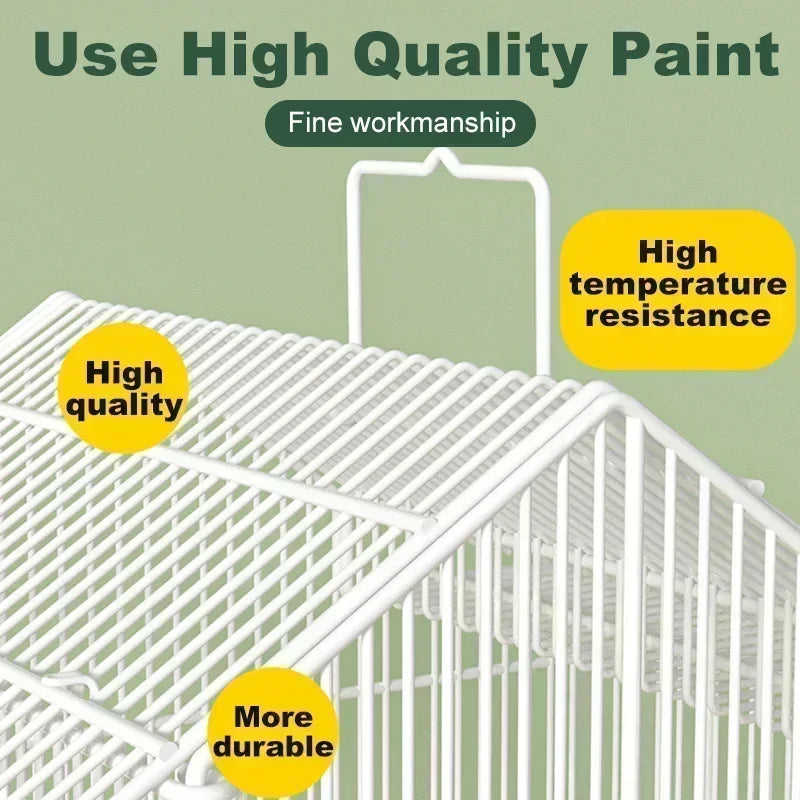 100cm Multi-functional  Bird Cage Finches Canaries Cockatiels Applicable,Lightweight and Easy To Install Bird Flight Cage