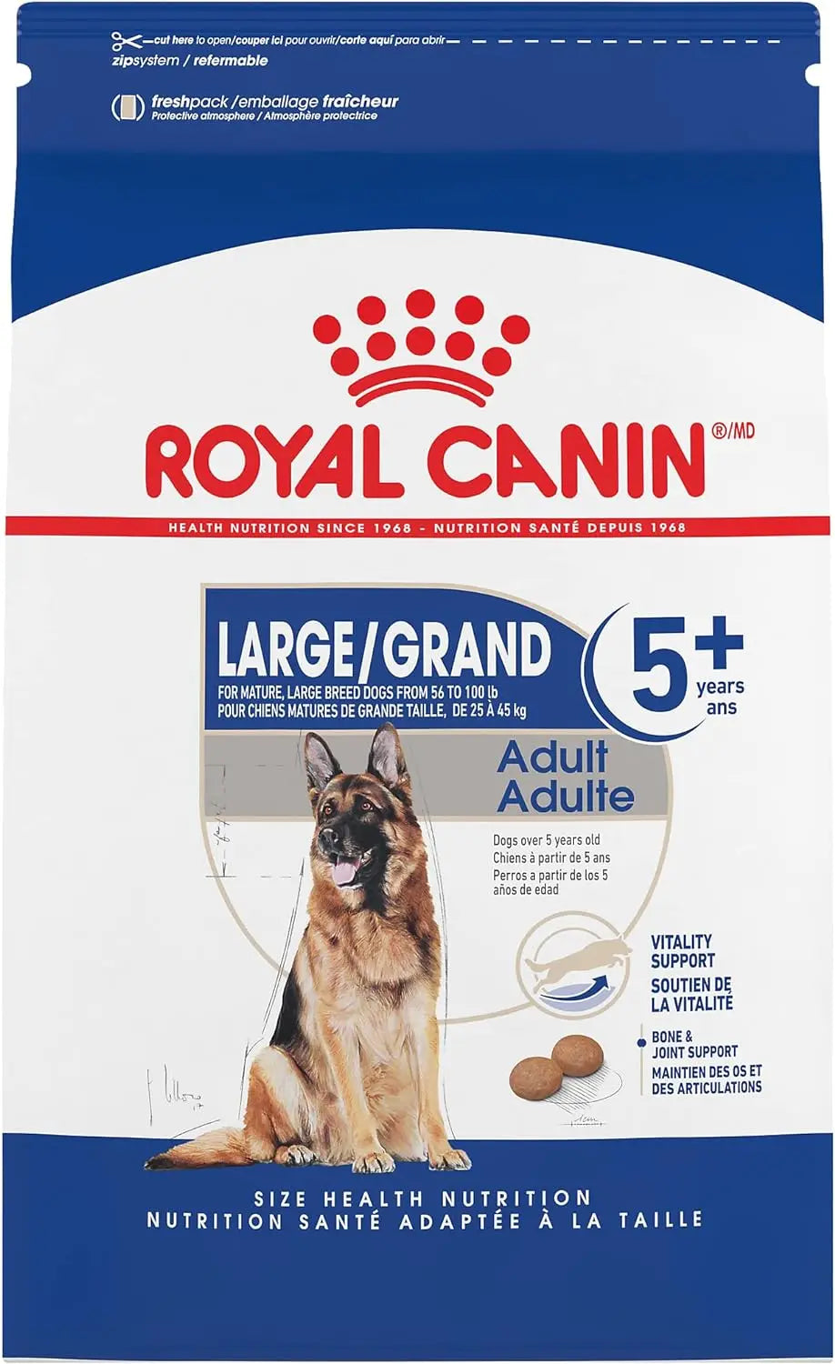 Large Adult 5+ Dry Dog Food 30 lb bag