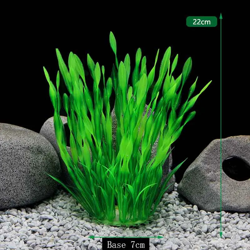 Artificial Aquarium Plants Decoration Fish Tank Water Plant Grass Ornament Plastic Underwater Aquatic Water Weeds Viewing Decor