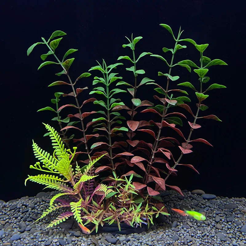 Artificial Aquarium Decor Plants Plastic Aquatic Plants Underwater Plants Aquarium Accessories Decoration Piante Acquario