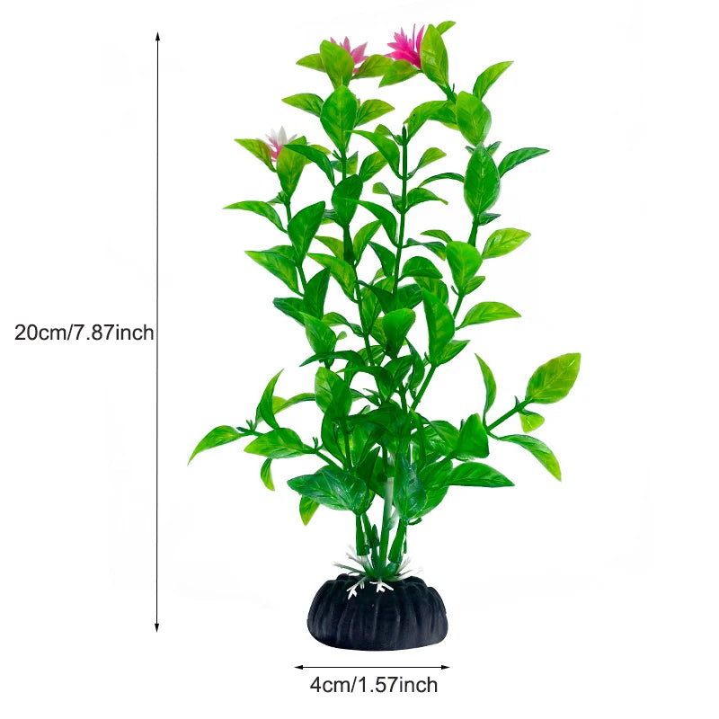 Artificial Aquarium Decor Plants Plastic Aquatic Plants Underwater Plants Aquarium Accessories Decoration Piante Acquario