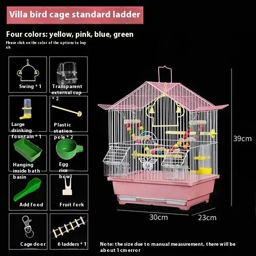 Cage Oiseaux Bird Cages House Backpack Hamster Small Outdoor Bird Toys Cages House Budgie Jaula Agapornis Pet Products