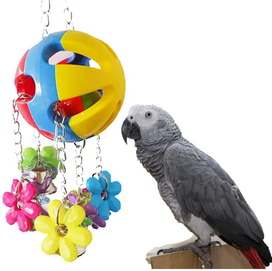 Parrot Chew Toy Cotton Rope Birds Toy Bite Bridge Bird Tearing Toys Cockatiels Training Hang Swings Birds Cage Supplies