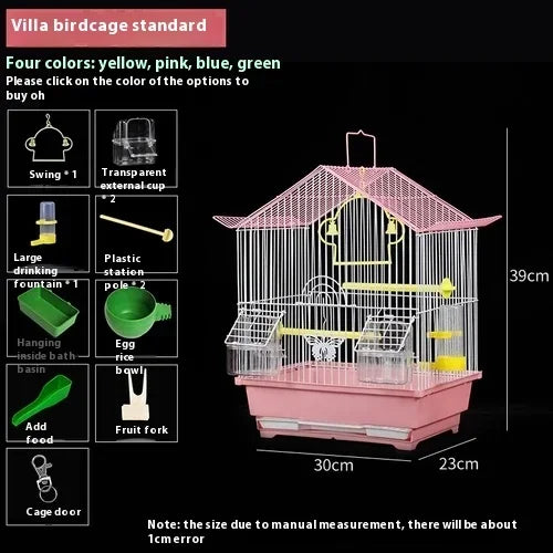 Cage Oiseaux Bird Cages House Backpack Hamster Small Outdoor Bird Toys Cages House Budgie Jaula Agapornis Pet Products