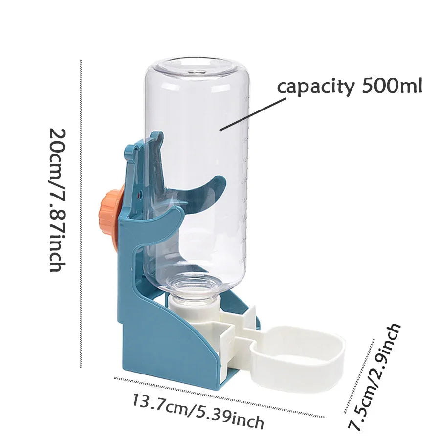 Automatic water dispenser for birds parrot feeding cage transparent parakeet seed container food feeding cage water dispenser