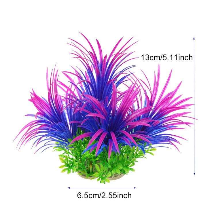 Artificial Aquarium Decor Plants Plastic Aquatic Plants Underwater Plants Aquarium Accessories Decoration Piante Acquario