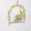 Bird Swing Wooden Parrot Swing Toy Bird Cage Stand Hanging Chewing Toys Training Toy For Parakeet Budgie Parrot