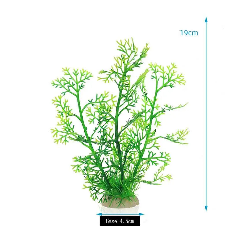 Artificial Aquarium Plants Decoration Fish Tank Water Plant Grass Ornament Plastic Underwater Aquatic Water Weeds Viewing Decor