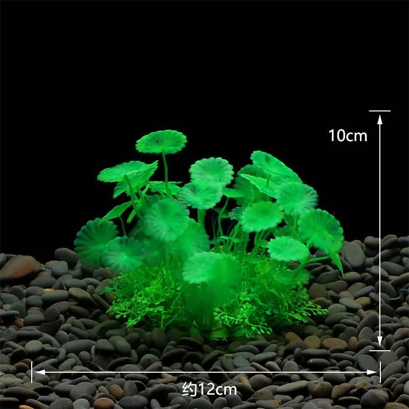 Artificial Aquarium Plants Decoration Fish Tank Water Plant Grass Ornament Plastic Underwater Aquatic Water Weeds Viewing Decor