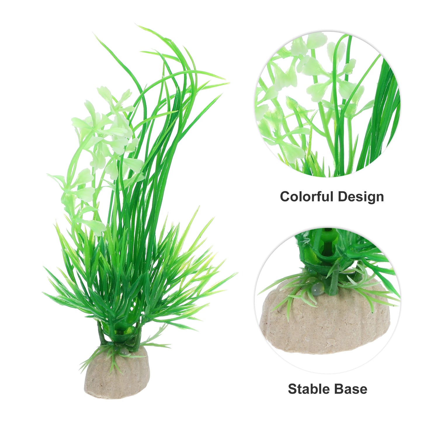 UXCELL Aquarium Ornament Artificial Plants Grass Plastic Seaweed Aquatic Viewing Plant For Fish Tank Landscape Decor Accessories