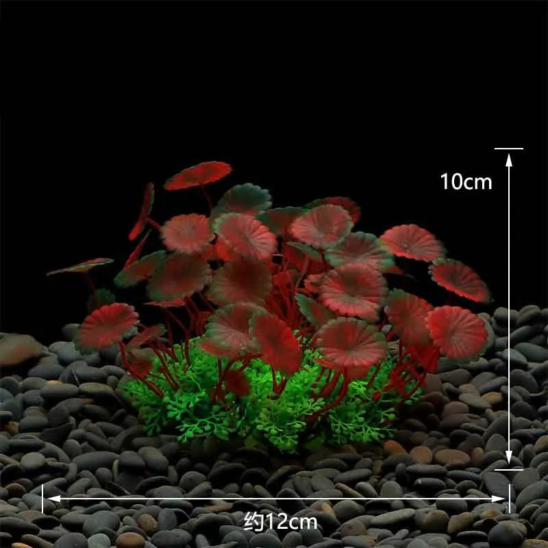 Artificial Aquarium Plants Decoration Fish Tank Water Plant Grass Ornament Plastic Underwater Aquatic Water Weeds Viewing Decor