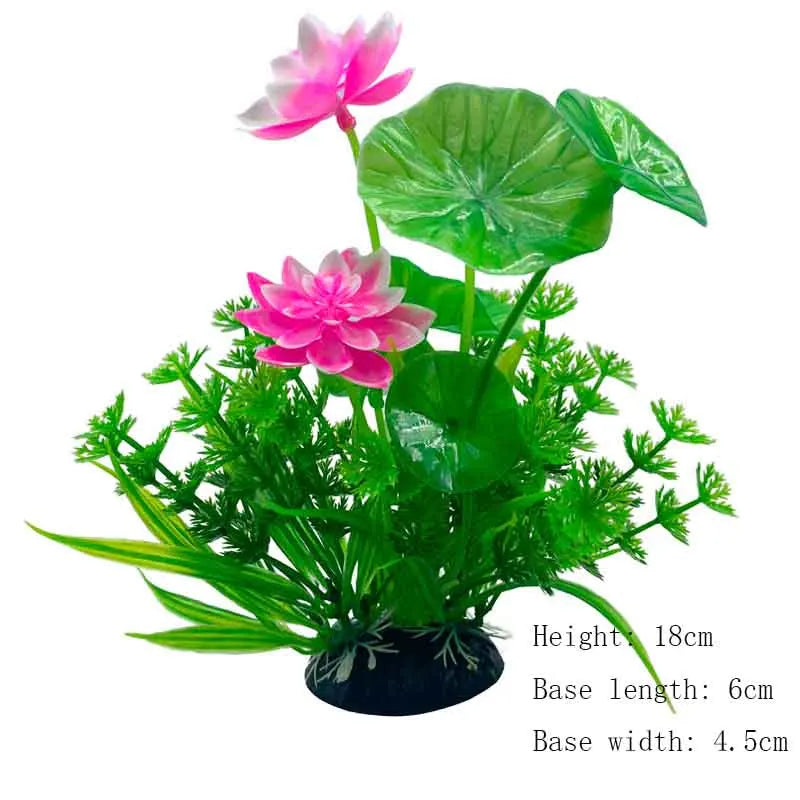 Artificial Underwater Plastic Plants Aquarium Fish Tank Aquatic Fake Shrub Green Water Grass Viewing Simulation Decoration