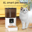 6L Smart Automatic Pet Feeder with Remote WiFi Control