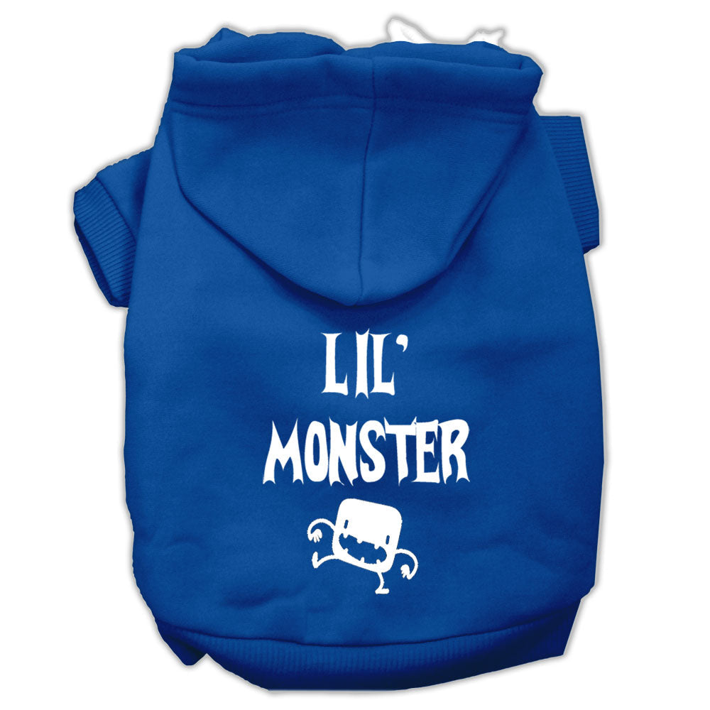 Halloween Pet, Dog & Cat Hoodie Screen Printed, "Lil Monster"