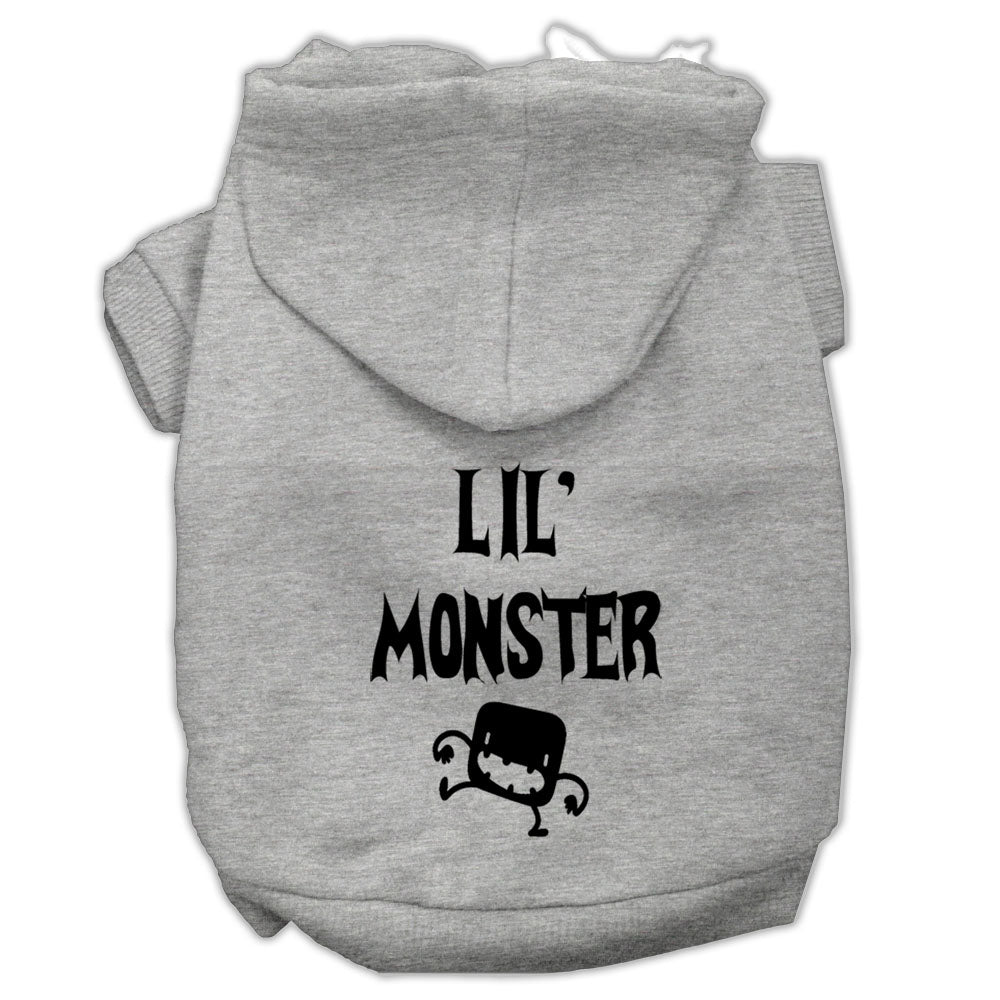 Halloween Pet, Dog & Cat Hoodie Screen Printed, "Lil Monster"