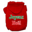 Christmas Pet Dog & Cat Hoodie Screen Printed, "Joyeux Noel"