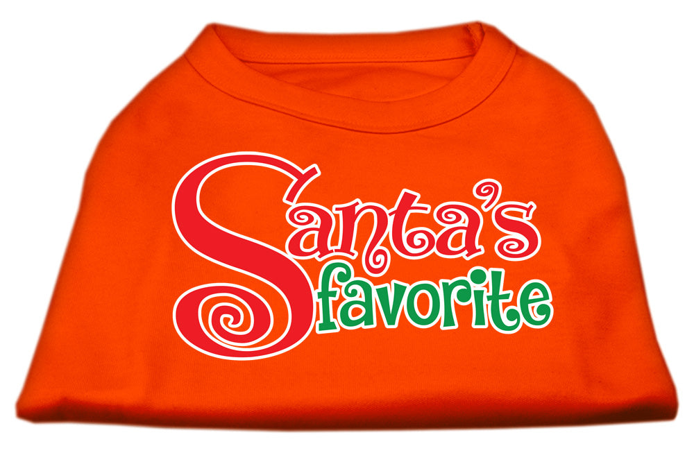 Christmas Pet Dog & Cat Shirt Screen Printed, "Santa's Favorite"