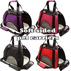 Soft Sided Plain Pet Carrier