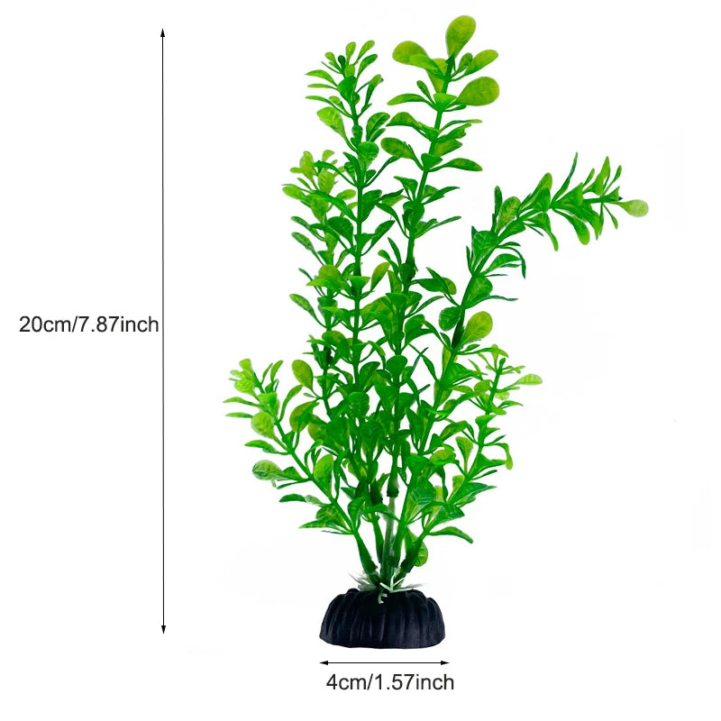 Artificial Aquarium Decor Plants Plastic Aquatic Plants Underwater Plants Aquarium Accessories Decoration Piante Acquario