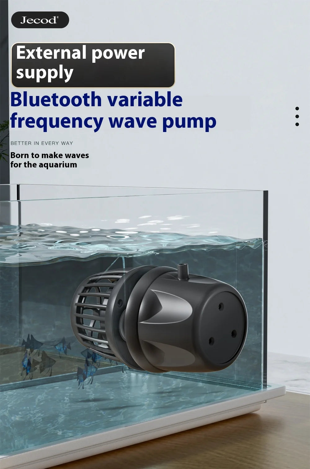 110-240V new jecod jebao out-of-cylinder wave pump DMP aquarium coral smart wave pump oxygenation Bluetooth connection