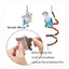 7pcs Pack Wood Parrot Toys Bird Toy Cage Bird Accessories  Swing Suspension Bridge Ball Cage Bells Pet Supplies Set