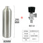 Fish tank CO2 cylinder CO2 explosion-proof oxygen filled cylinder Aquarium aluminum alloy high-pressure aluminum cylinder