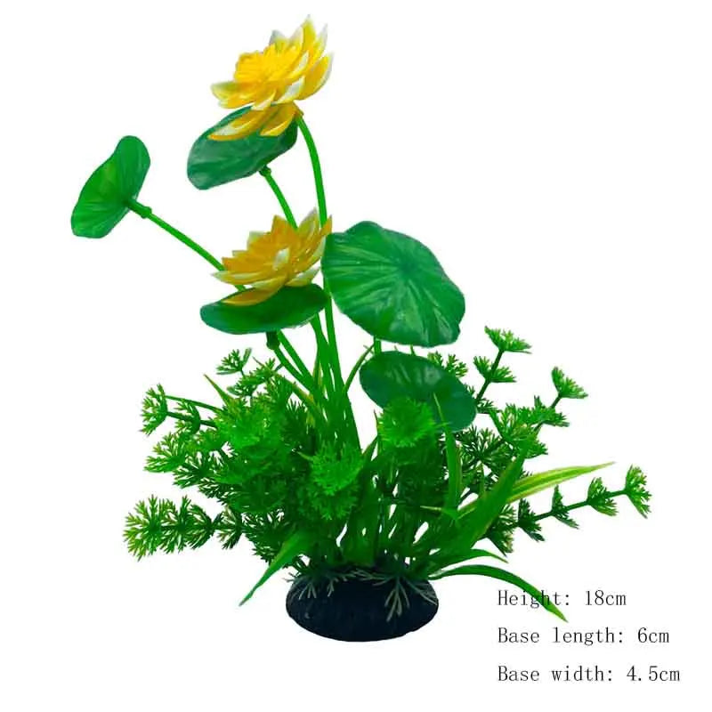 Artificial Underwater Plastic Plants Aquarium Fish Tank Aquatic Fake Shrub Green Water Grass Viewing Simulation Decoration