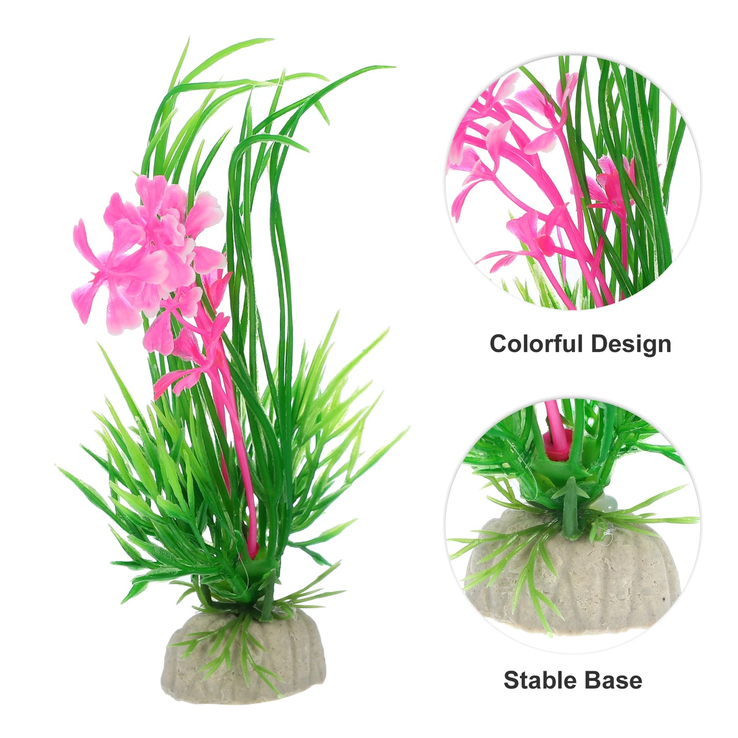 UXCELL Aquarium Ornament Artificial Plants Grass Plastic Seaweed Aquatic Viewing Plant For Fish Tank Landscape Decor Accessories