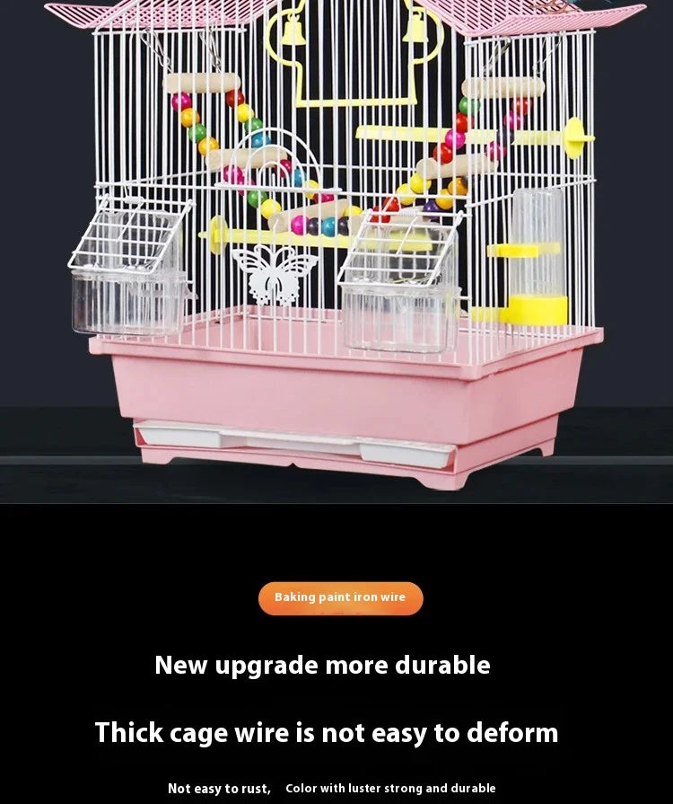 Cage Oiseaux Bird Cages House Backpack Hamster Small Outdoor Bird Toys Cages House Budgie Jaula Agapornis Pet Products