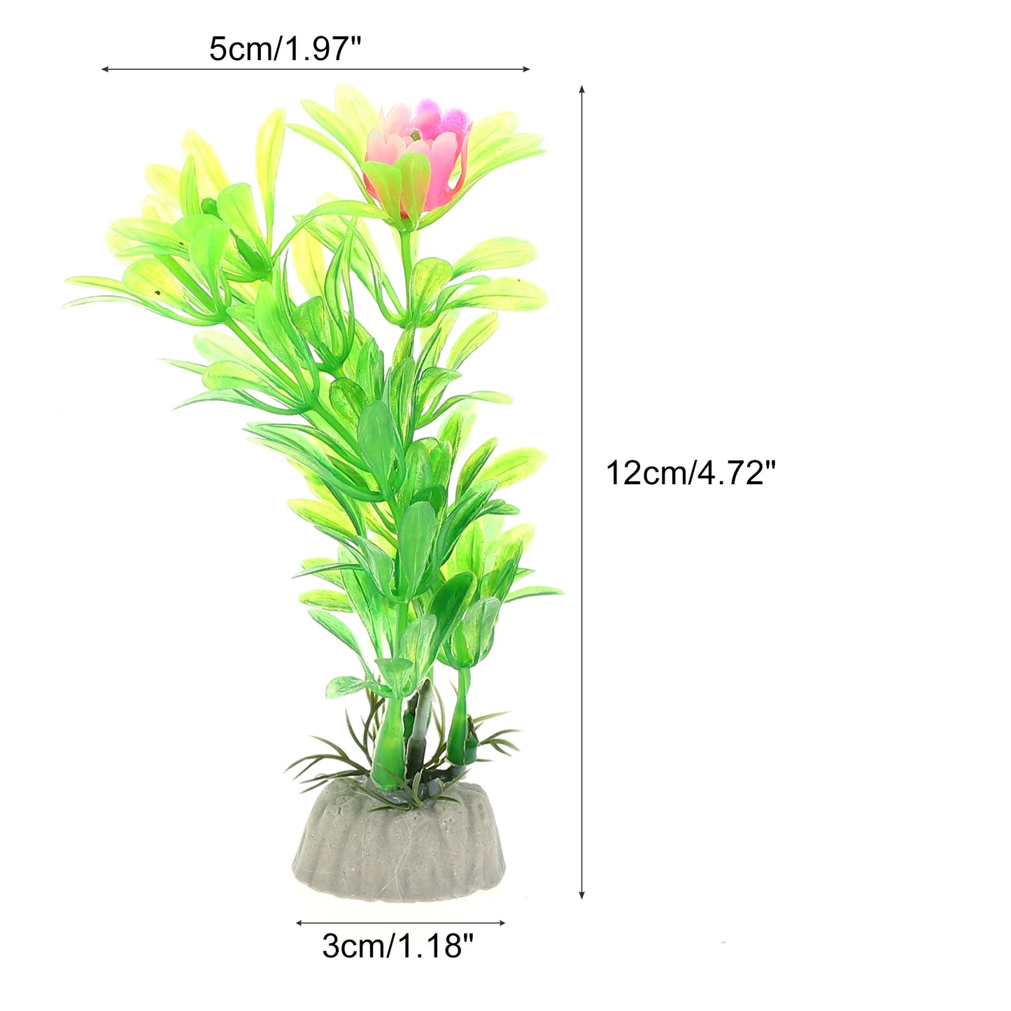 UXCELL 2PCS Fish Tank Water Weeds Artificial Plants Grass Simulation Plant Flower Aquarium Ornament Grass Decoration Accessories