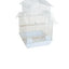 Small Metal Pet Bird Cage Bird Carrier Travel Cage with Standing Stick Swing Feeder Easy Clean 3-Tier Spacious Portable Cage Kit