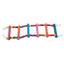 Parrot Macaw Cage Swing Shelf  Pet Bird Toys Pet Bird Toys Colourful Wooden Ball Ladder Climb Parrot Birds Toy Accessory