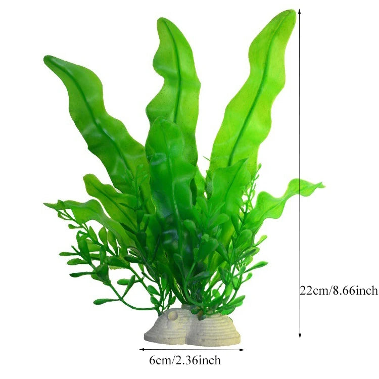 Artificial Aquarium Decoration Plant Plastic Water Grass Fish Tank Plants Simulation Underwater Decor Piante Acquario